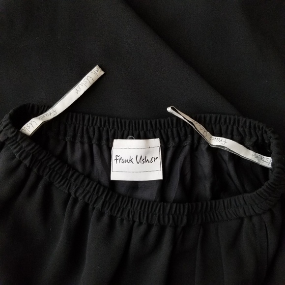 SOLD🌈1980s Frank Usher tulip hem skirt - Picture 5 of 7